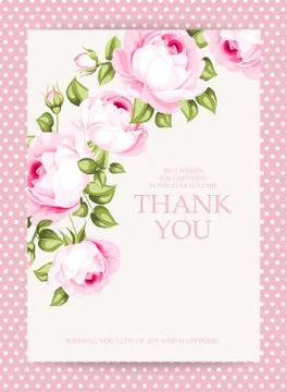 Invitation text card. Stock Illustration