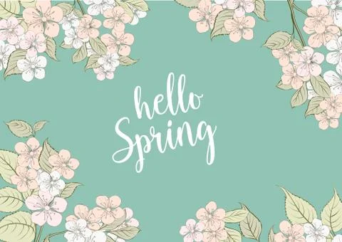 Invitation text card. Stock Illustration