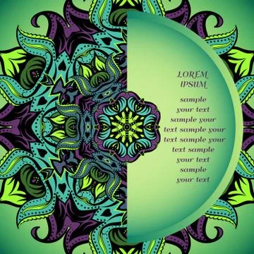 Invitation vector card Stock Illustration