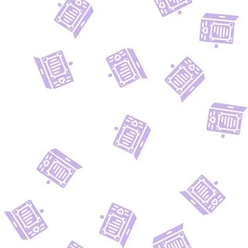 Invitation on wedding glyph vector seamless pattern 스톡 일러스트