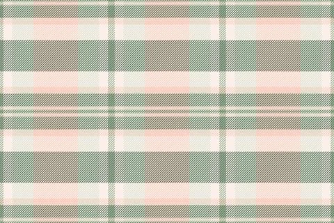 Invite check fabric texture, flow vector seamless pattern. Place plaid tart.. Stock Illustration