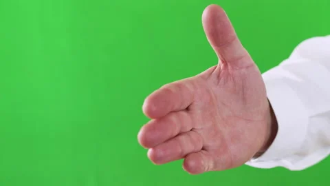 Inviting by open palm. Close up hand ges... | Stock Video | Pond5