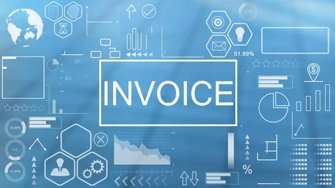 Invoice, Animated Typography | Stock Video | Pond5