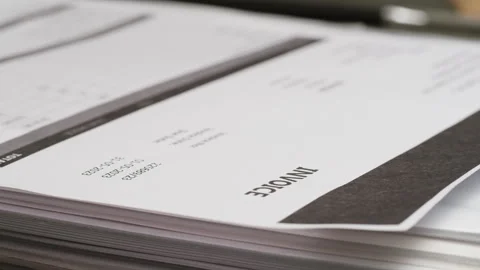 Payment Invoice Stock Video Footage | Royalty Free Payment Invoice ...