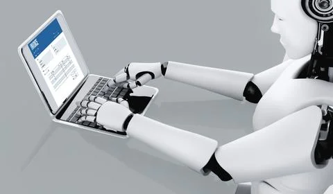 Invoice on computer screen from accounting application. Snugly. Stock Illustration