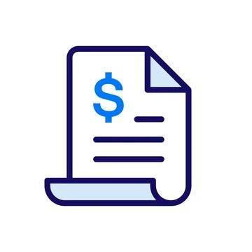 Invoice icon Stock Illustration