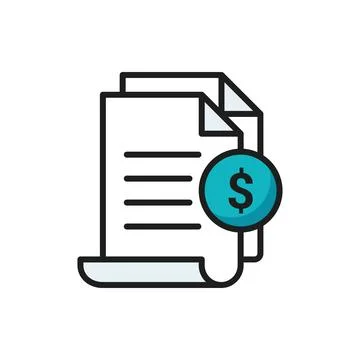 Invoice icon Stock Illustration