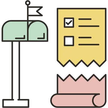 Invoice icon receipt, payment, order bill vector Stock Illustration