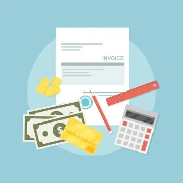 Invoice Stock Illustration