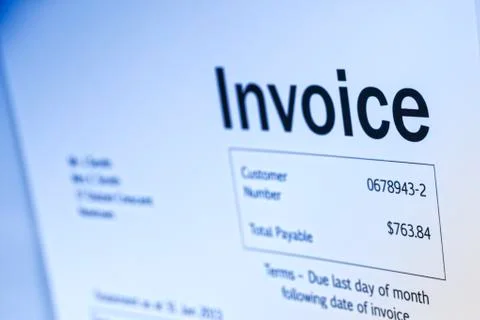 Invoice Stock Photos