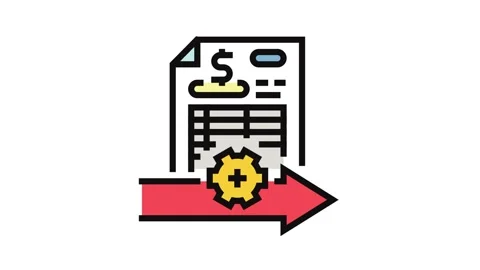 Invoice processing Stock Footage 326114115