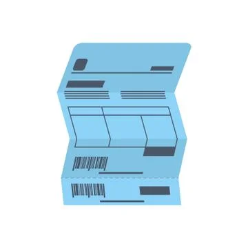 Invoice sheet document 스톡 일러스트