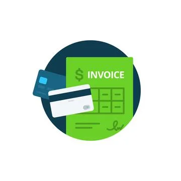 Invoice vector icon Stock Illustration