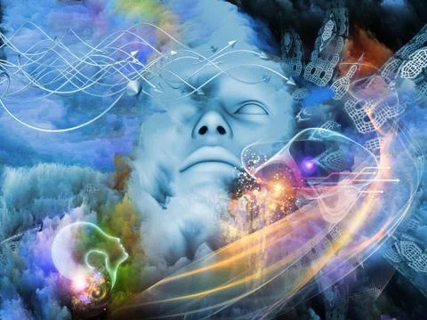 Inward Motion Stock Illustration