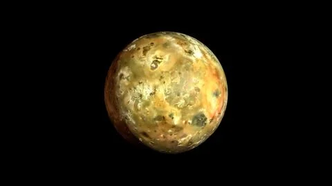 IO planet Illustrazione stock