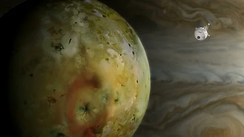 Io - Space scene Stock Footage 125950186