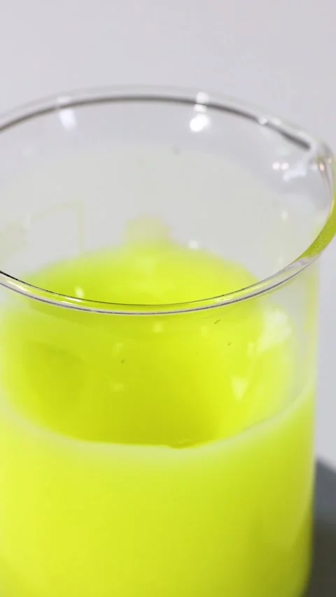 Iodine Clock Reaction Science Experiment Stock Footage 304937224