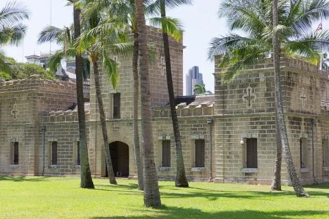 Iolani Barracks Stock Photos