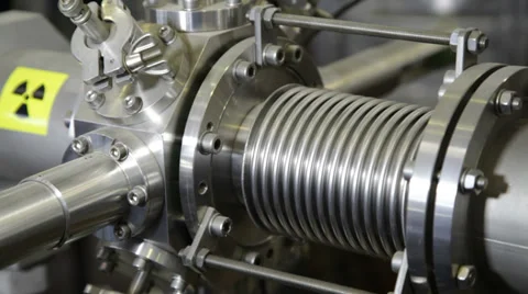 Ion accelerator zoom out Stock Footage 37369955
