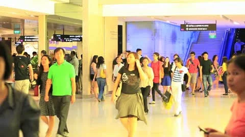 Ion Mall inside Stock Footage 11131422