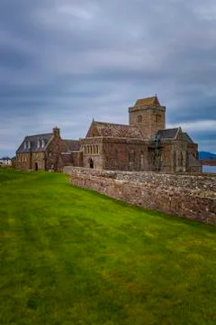 Iona Abbey Vertical Stock Photos