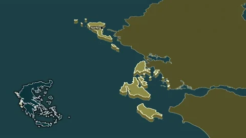 Ionian Islands, Greece, extruded. Pattern Stock Footage 159237306