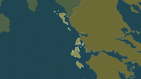 Ionian Islands, Greece, extruded. Pattern Stock Footage 241184017