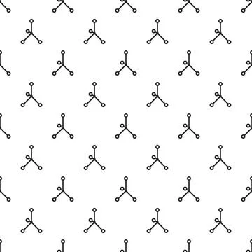 Ionic bond pattern seamless Stock Illustration