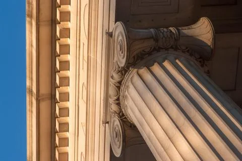 Ionic column Stock Photos