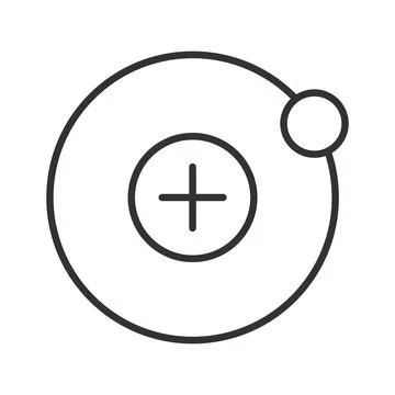 Ionization technology, icon in line design. ionization technology, ion generator Stock Illustration