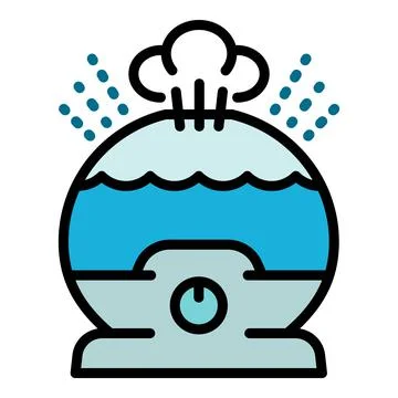 Ionizer humidifier icon, outline style Stock Illustration