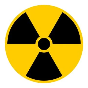 Ionizing Radiation Symbol Attention Warning Sign Stock-Illustration