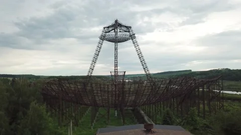 The Ionospheric Observatory which is a unique scientific center where research i Stock Footage 239929756