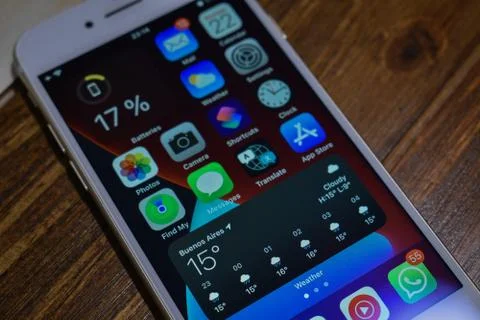 IOS 14 developers beta Stock Photos