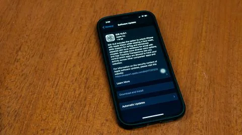 Ios 14.5.1 update Stock Photos