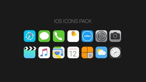 Ios icon 01 After Effects stock