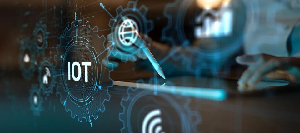 IoT and Smart Connectivity for Data Driven Business Transformation Stock Photos