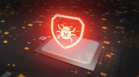 IOT cybersecurity spider concept. Personal data safety Internet of Things sma 库存插图