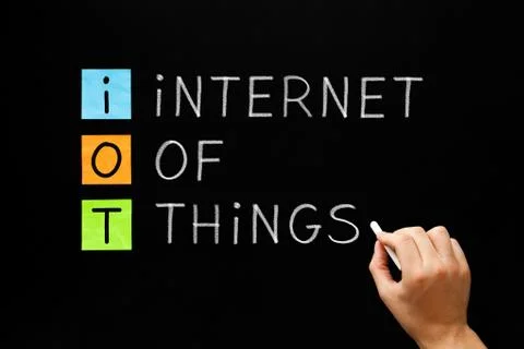 IOT - Internet Of Things Concept Stockfoto's