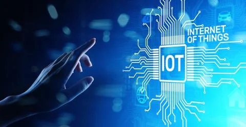 IOT Internet of things Digital transformation Modern Technology concept on Stock-Fotos