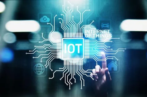 IOT Internet of things Digital transformation Modern Technology concept on Фото