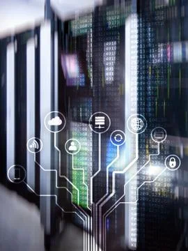 IOT, Internet of things, telecommunication concept. Stock Photos