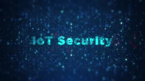 IoT Security trendy words in technology Stock Footage 292370089