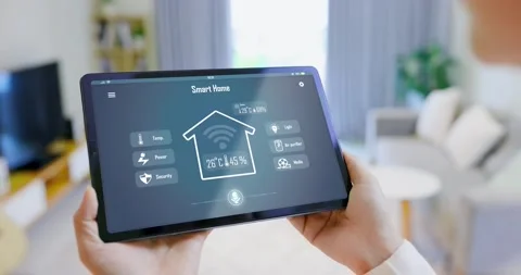 Iot Smart Home Concept Stock Footage 152639443