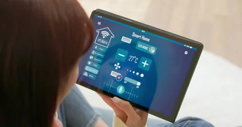 Iot Smart Home Stock Footage 220264496