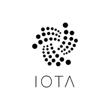 IOTA Crypto Virtual Coin Stock Illustration