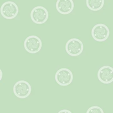 Iota cryptocurrency line seamless pattern Illustrazione stock