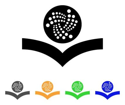 Iota Knowledge Vector Icon Stock Illustration