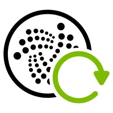 Iota Repeat Flat Icon イラスト素材