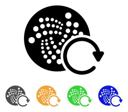 Iota Repeat Vector Icon イラスト素材